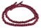 The Bead Chest Natural 8mm Wooden Beads in Red for Jewelry Making – Round Loose Wood Spacer Beads I Approximately 55 Beads